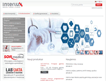 Tablet Screenshot of old.interlux.lt