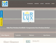 Tablet Screenshot of interlux.com.mx